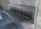 Preview: SITZBANK THETIS 180 Wandmontage aus Edelstahl Zeitlos / Bequem